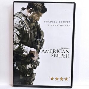 American Sniper DVD Clint Eastwood Bradley Cooper Navy SEAL War Drama Movie